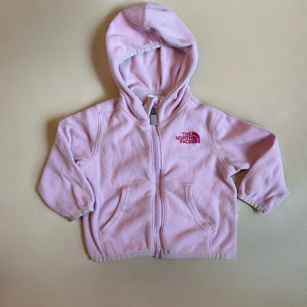 The North Face Kids Pink Fleece Hoodie
